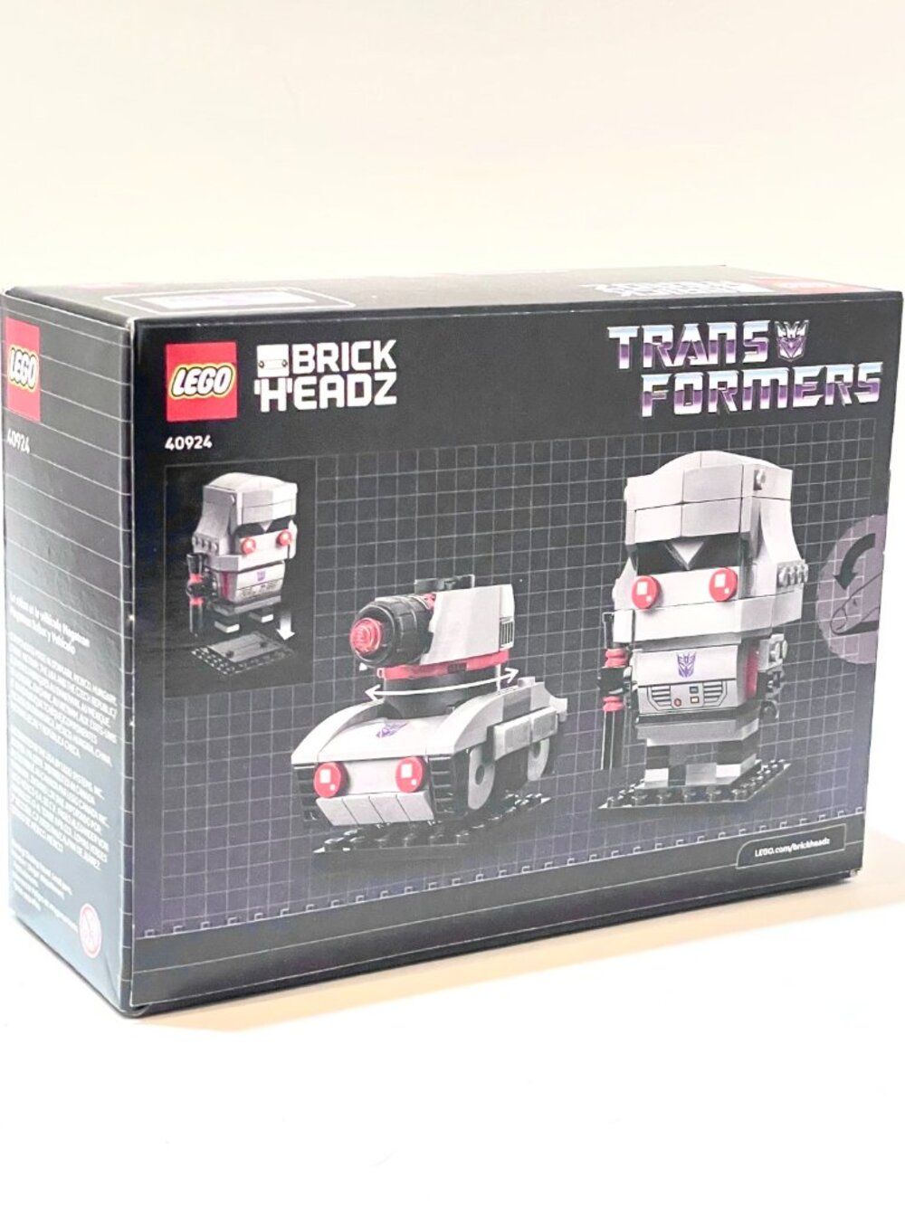 LEGO 40924 Brickheadz TRANSFORMERS Megatron Robot & Vehicle NIB In Hand - Picture 8 of 15